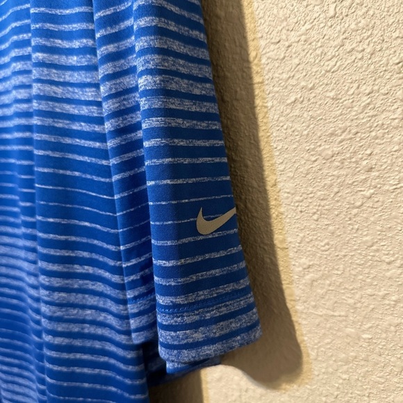 Nike Golf Polo Blue Striped Size XL - Picture 4 of 6